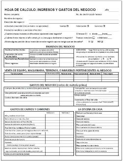 Spanish Business I & E Worksheet