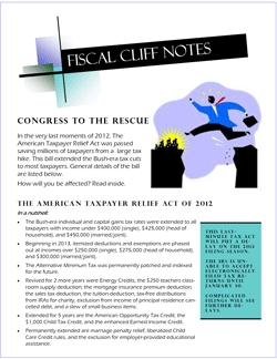 Fiscal Cliff Notes