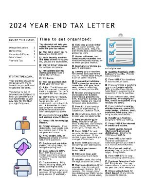 Year End Tax Newsletter