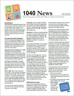 1040 News - Q1 2019