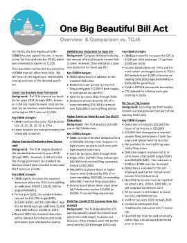 One Big Beautiful Bill Act