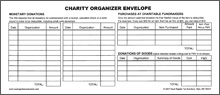 Charity Collection Envelope