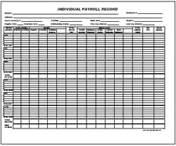 Individual Payroll (Horizontal)